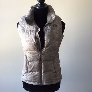 North face winter puffer vest 700 series